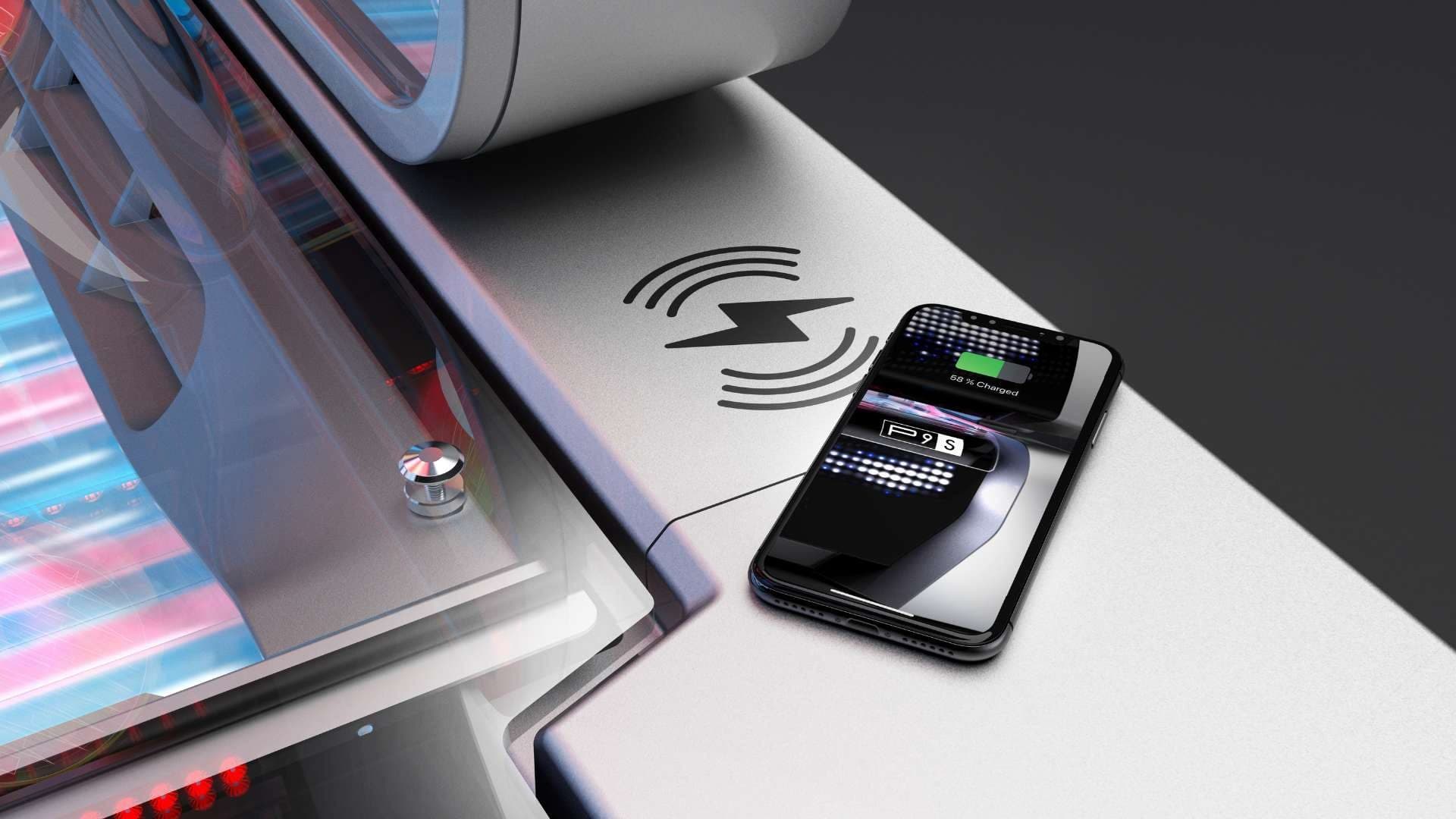 MegaSun Porsche P9S – induktives Wireless Charging für das Smartphone
