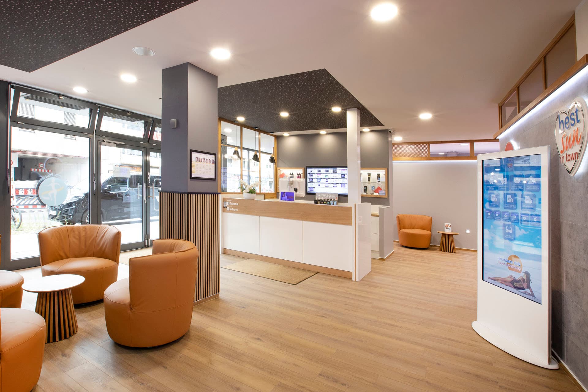 Innenansicht Studio Billstedt – Solarienbereich