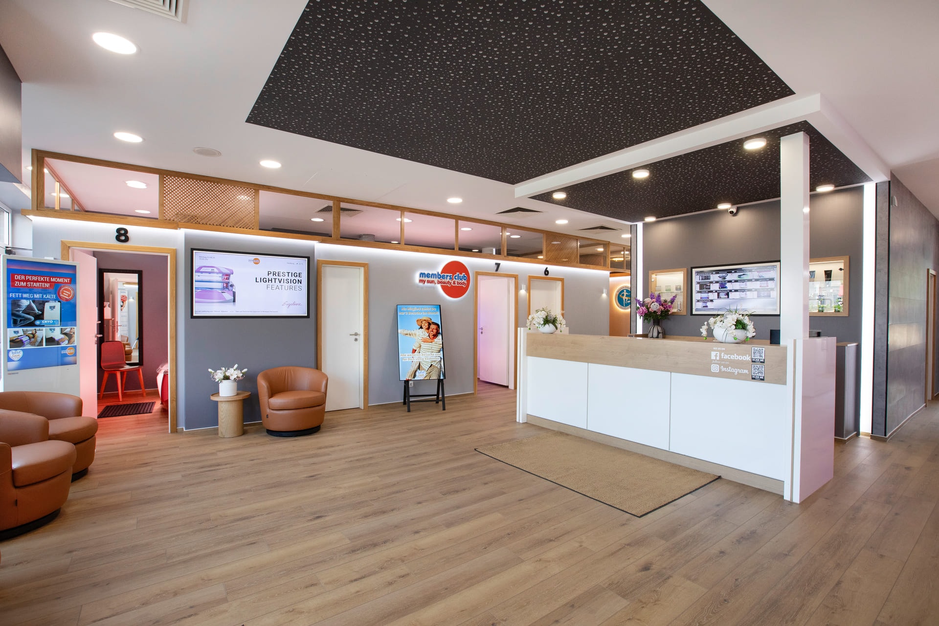 Members Club Jenfeld – Empfangs- und Loungebereich